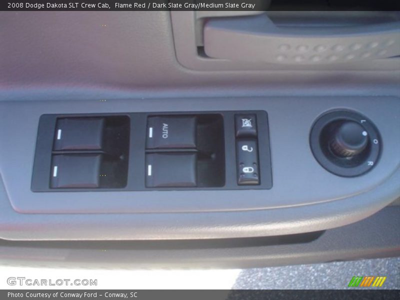 Flame Red / Dark Slate Gray/Medium Slate Gray 2008 Dodge Dakota SLT Crew Cab