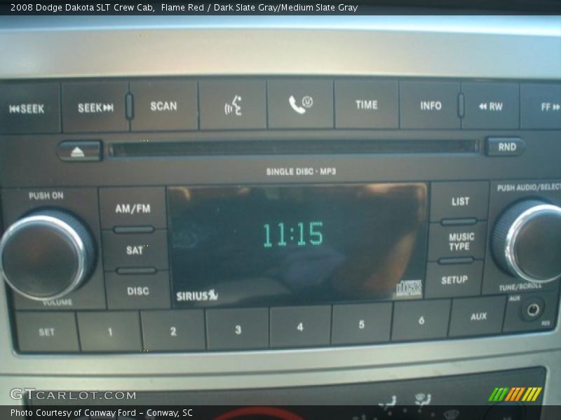 Controls of 2008 Dakota SLT Crew Cab