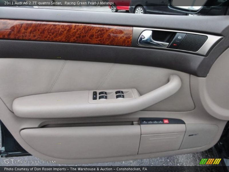 Racing Green Pearl / Melange 2001 Audi A6 2.7T quattro Sedan