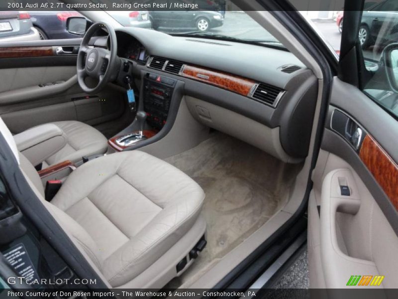 Racing Green Pearl / Melange 2001 Audi A6 2.7T quattro Sedan