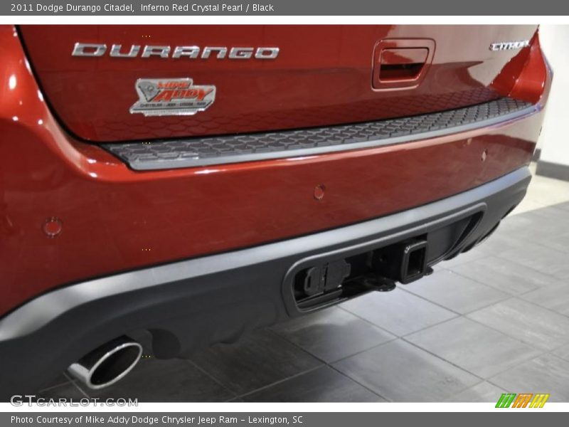 Inferno Red Crystal Pearl / Black 2011 Dodge Durango Citadel