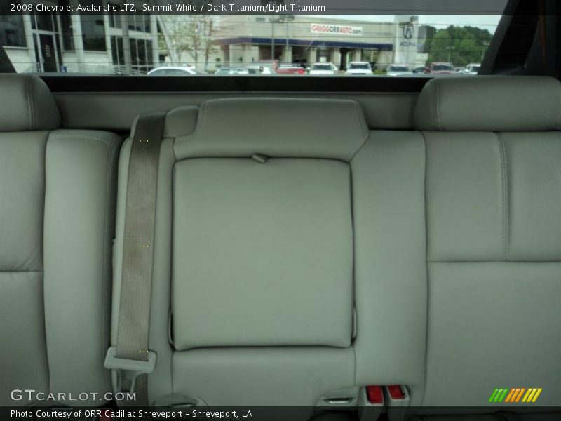 Summit White / Dark Titanium/Light Titanium 2008 Chevrolet Avalanche LTZ
