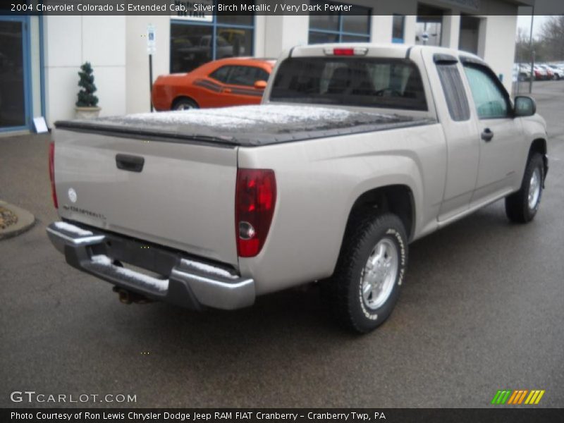 Silver Birch Metallic / Very Dark Pewter 2004 Chevrolet Colorado LS Extended Cab
