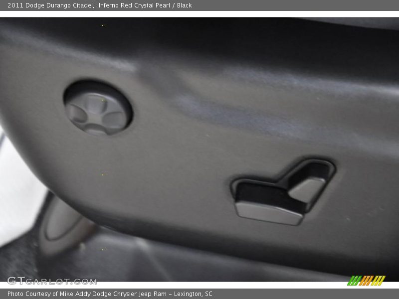 Inferno Red Crystal Pearl / Black 2011 Dodge Durango Citadel