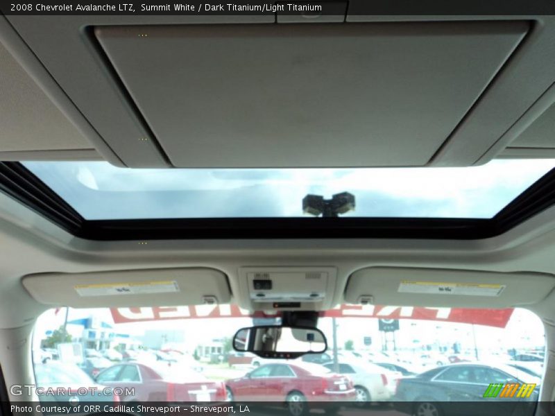 Summit White / Dark Titanium/Light Titanium 2008 Chevrolet Avalanche LTZ