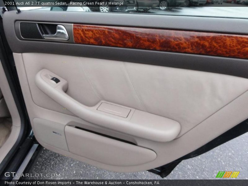 Racing Green Pearl / Melange 2001 Audi A6 2.7T quattro Sedan