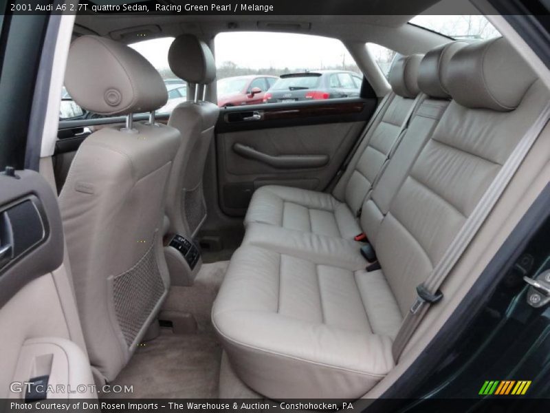 Racing Green Pearl / Melange 2001 Audi A6 2.7T quattro Sedan