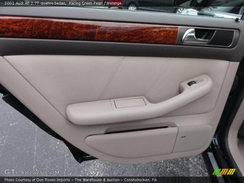 Racing Green Pearl / Melange 2001 Audi A6 2.7T quattro Sedan