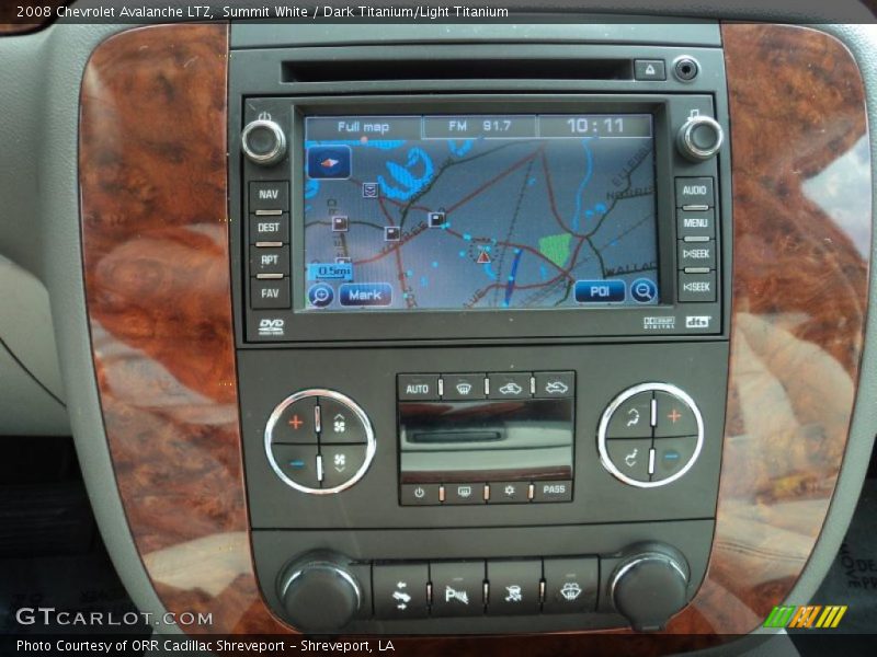 Summit White / Dark Titanium/Light Titanium 2008 Chevrolet Avalanche LTZ