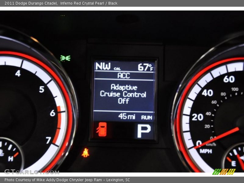 Inferno Red Crystal Pearl / Black 2011 Dodge Durango Citadel