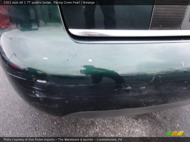 Racing Green Pearl / Melange 2001 Audi A6 2.7T quattro Sedan
