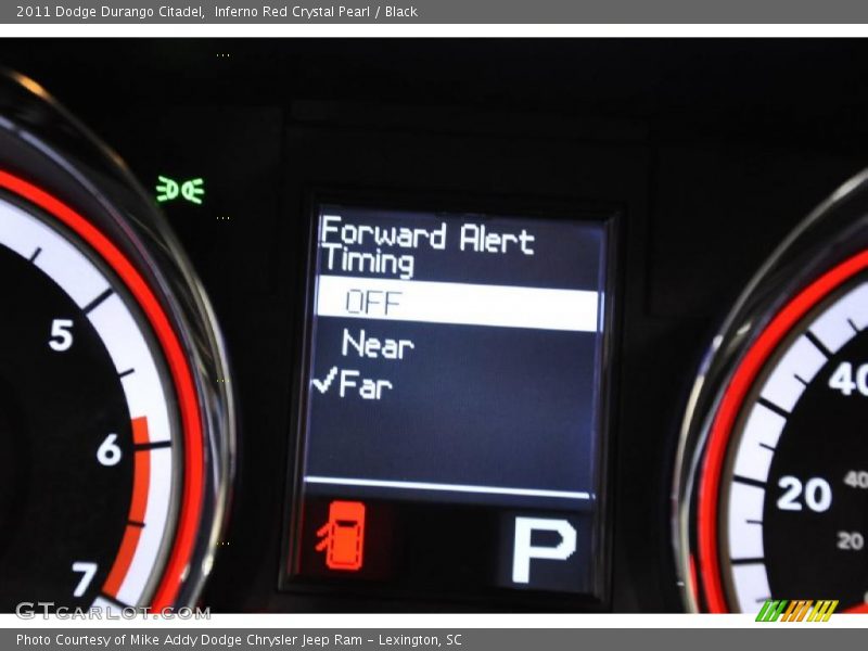 Inferno Red Crystal Pearl / Black 2011 Dodge Durango Citadel