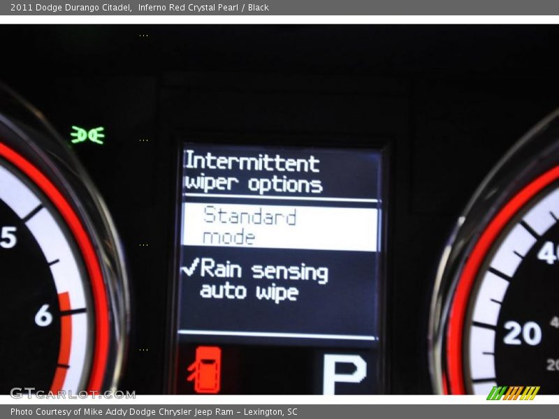 Inferno Red Crystal Pearl / Black 2011 Dodge Durango Citadel