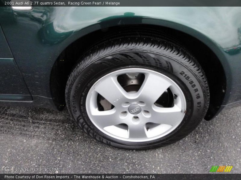Racing Green Pearl / Melange 2001 Audi A6 2.7T quattro Sedan