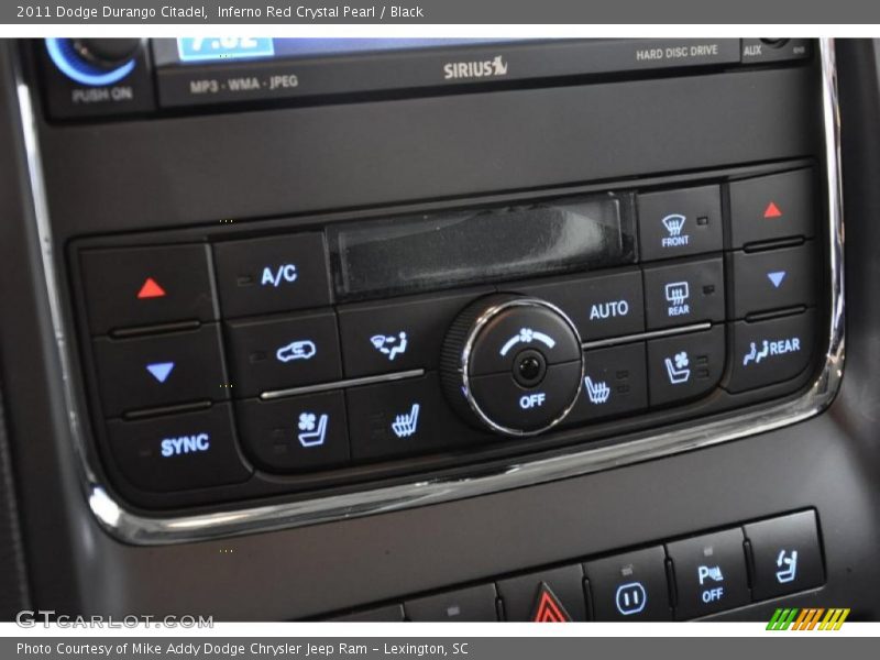 Controls of 2011 Durango Citadel