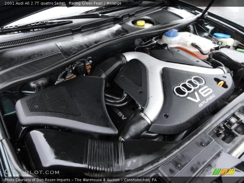 Racing Green Pearl / Melange 2001 Audi A6 2.7T quattro Sedan