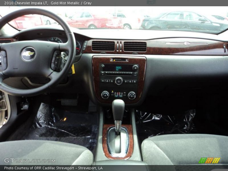 Gold Mist Metallic / Gray 2010 Chevrolet Impala LT