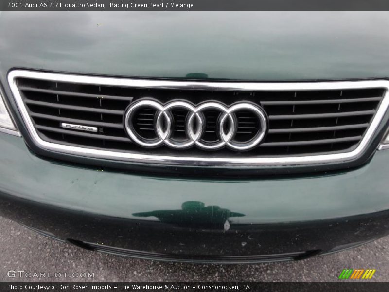 Racing Green Pearl / Melange 2001 Audi A6 2.7T quattro Sedan