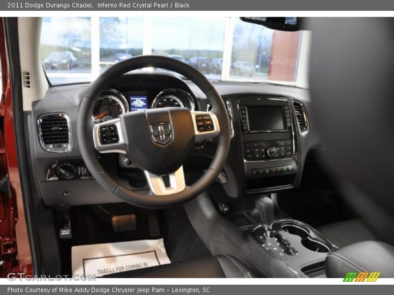 Inferno Red Crystal Pearl / Black 2011 Dodge Durango Citadel