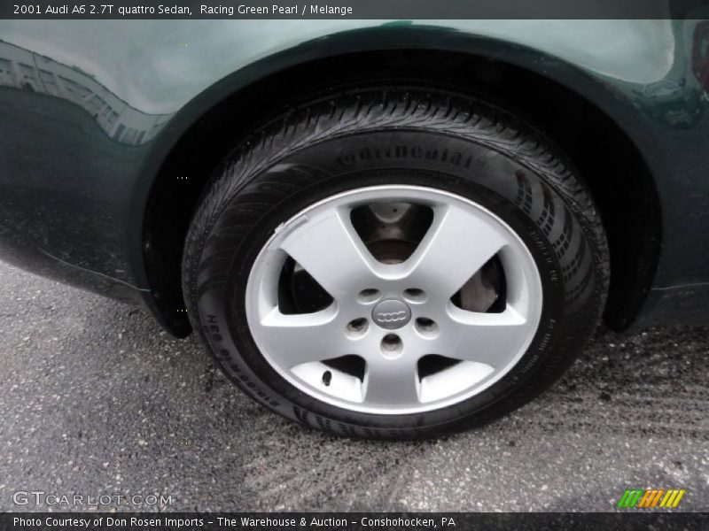Racing Green Pearl / Melange 2001 Audi A6 2.7T quattro Sedan