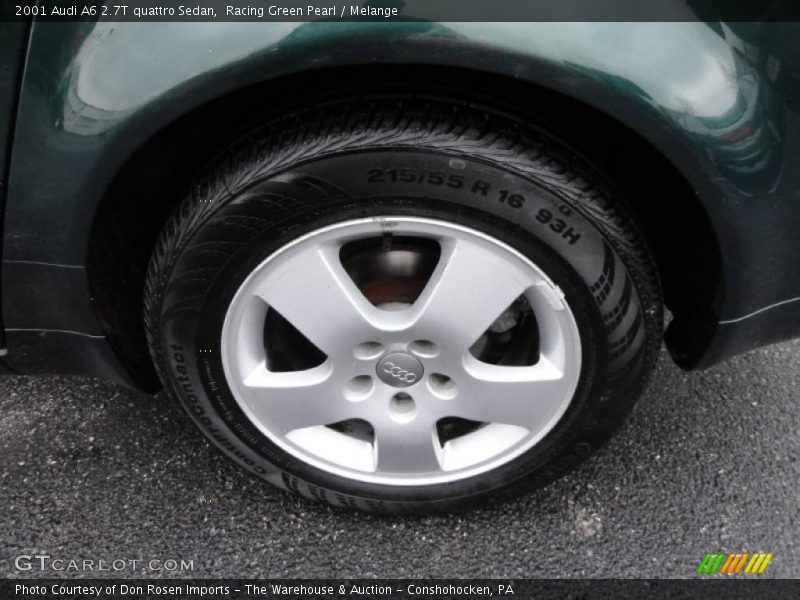 Racing Green Pearl / Melange 2001 Audi A6 2.7T quattro Sedan