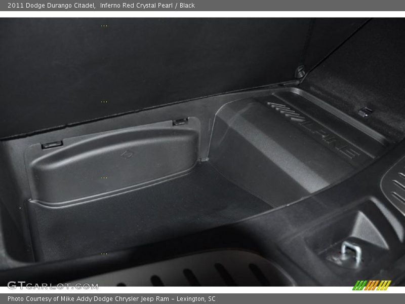 Inferno Red Crystal Pearl / Black 2011 Dodge Durango Citadel