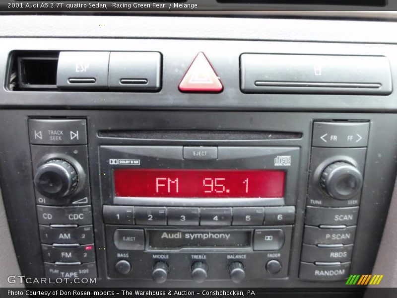 Racing Green Pearl / Melange 2001 Audi A6 2.7T quattro Sedan