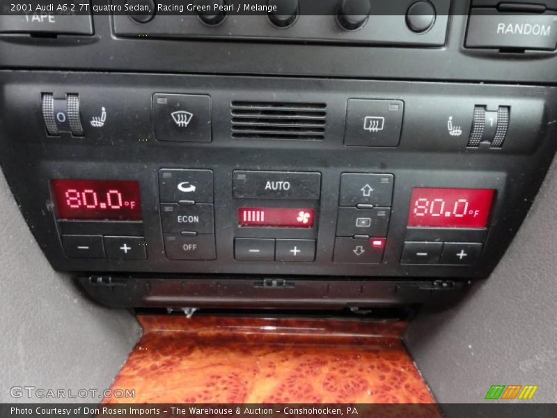 Racing Green Pearl / Melange 2001 Audi A6 2.7T quattro Sedan