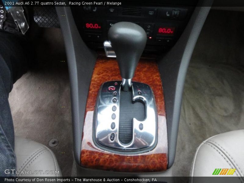 Racing Green Pearl / Melange 2001 Audi A6 2.7T quattro Sedan
