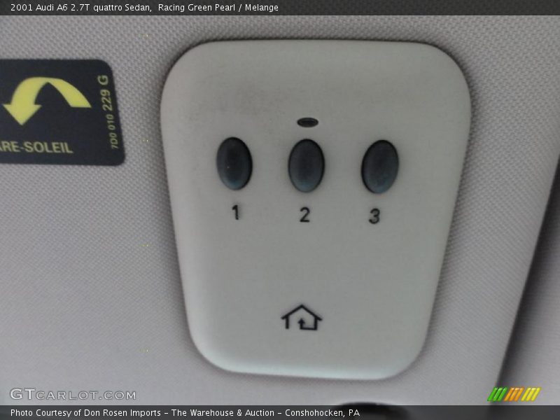 Racing Green Pearl / Melange 2001 Audi A6 2.7T quattro Sedan