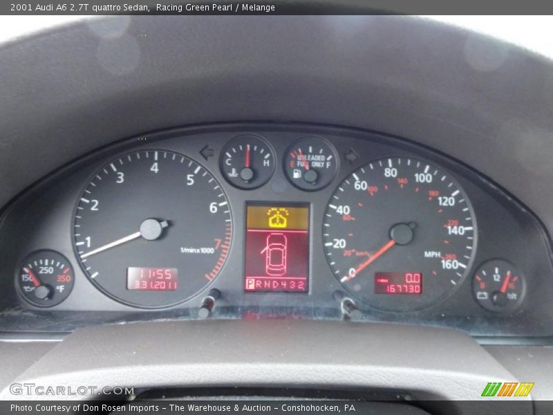 Racing Green Pearl / Melange 2001 Audi A6 2.7T quattro Sedan