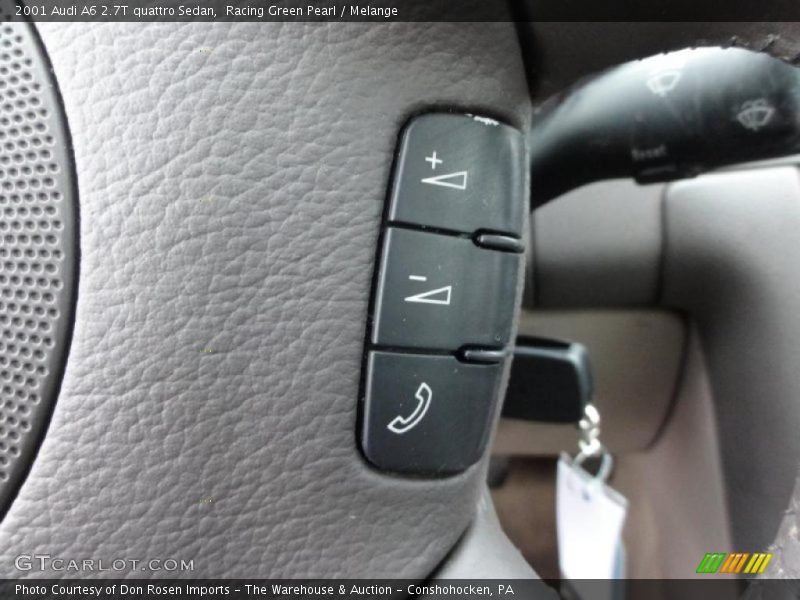 Racing Green Pearl / Melange 2001 Audi A6 2.7T quattro Sedan