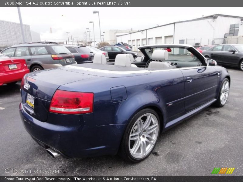  2008 RS4 4.2 quattro Convertible Sprint Blue Pearl Effect