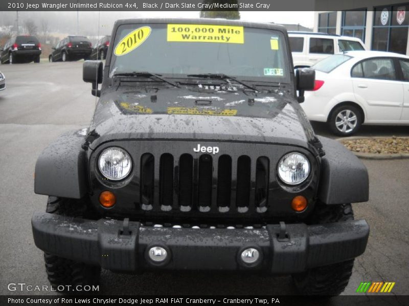 Black / Dark Slate Gray/Medium Slate Gray 2010 Jeep Wrangler Unlimited Rubicon 4x4