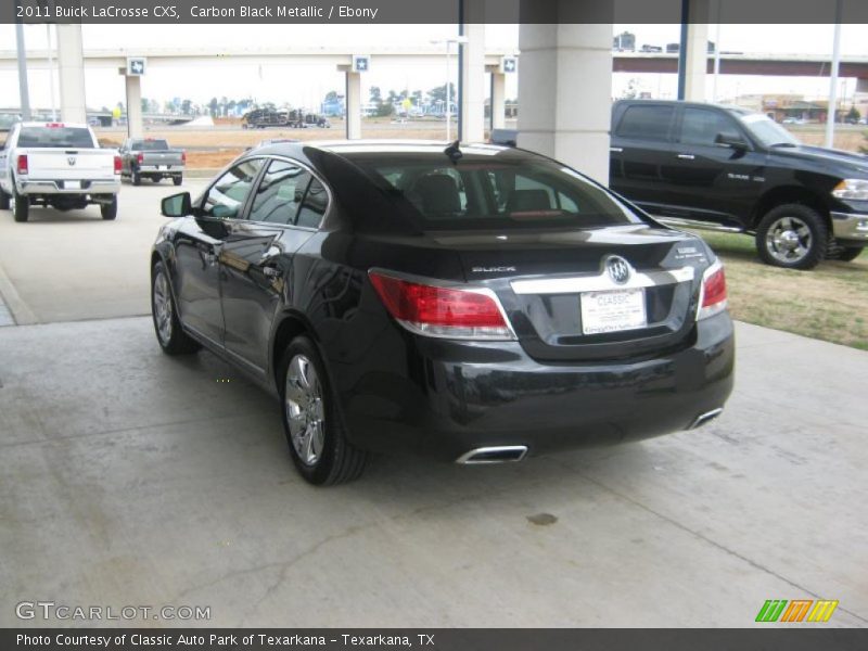 Carbon Black Metallic / Ebony 2011 Buick LaCrosse CXS