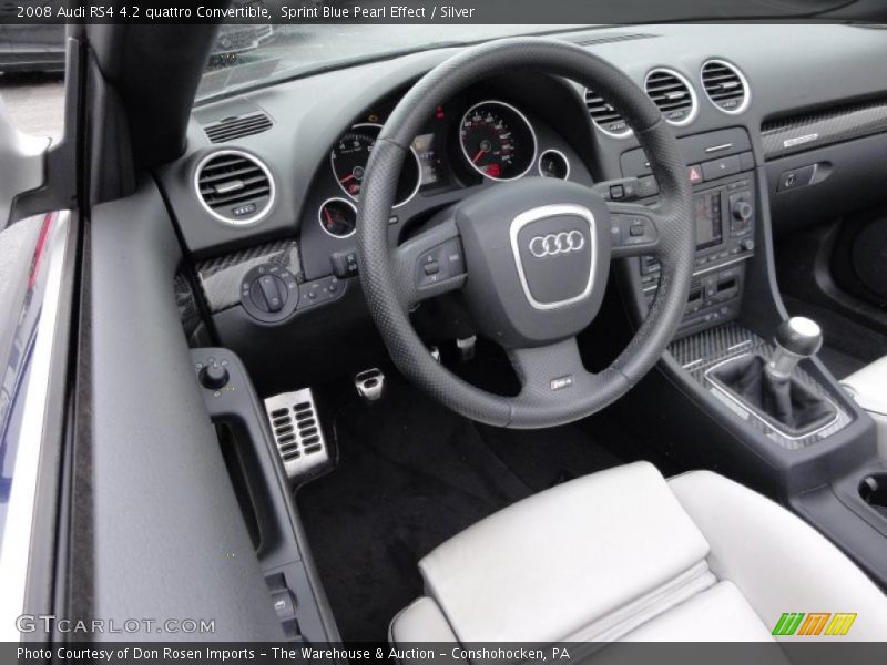 Silver Interior - 2008 RS4 4.2 quattro Convertible 