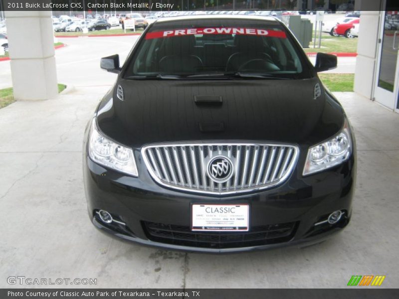 Carbon Black Metallic / Ebony 2011 Buick LaCrosse CXS