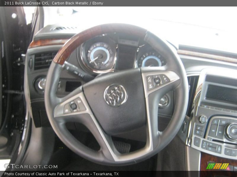 Carbon Black Metallic / Ebony 2011 Buick LaCrosse CXS