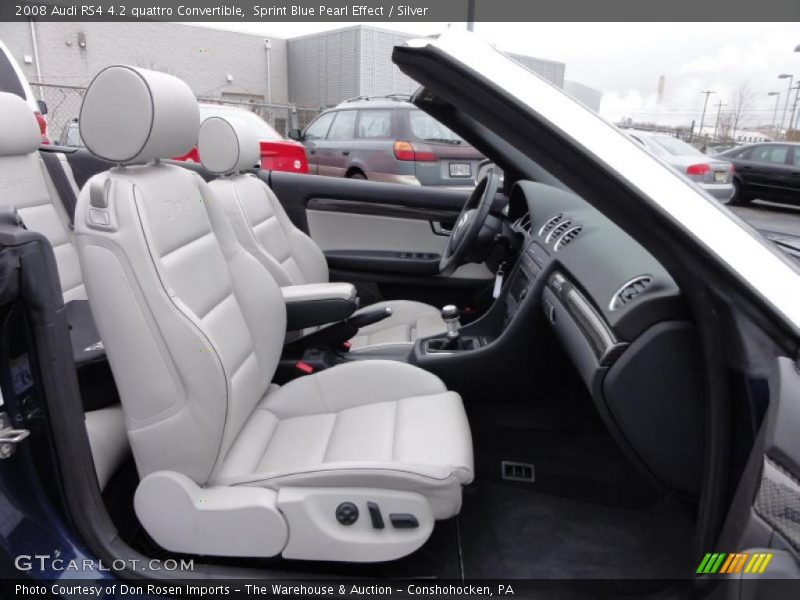  2008 RS4 4.2 quattro Convertible Silver Interior