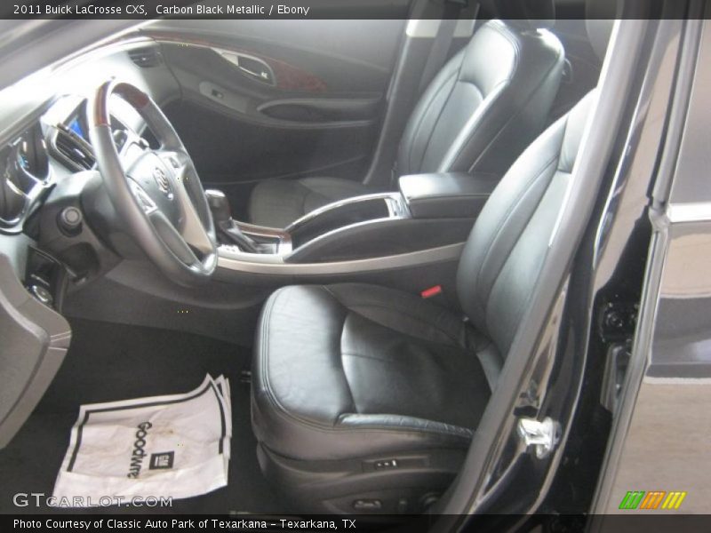 Carbon Black Metallic / Ebony 2011 Buick LaCrosse CXS