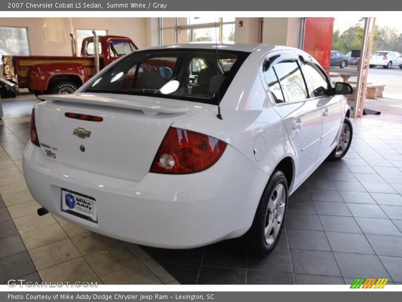 Summit White / Gray 2007 Chevrolet Cobalt LS Sedan