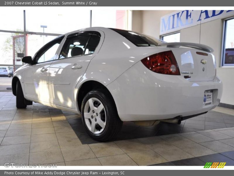 Summit White / Gray 2007 Chevrolet Cobalt LS Sedan