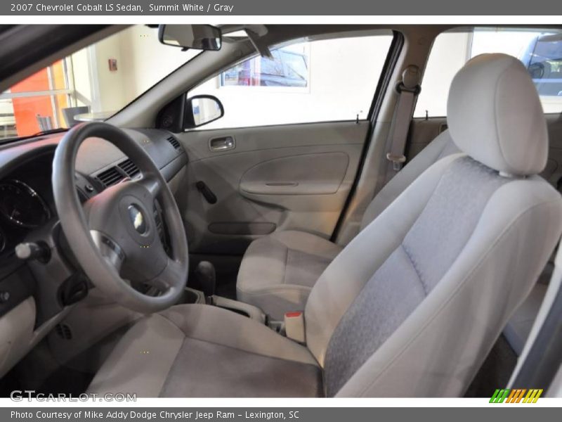 Summit White / Gray 2007 Chevrolet Cobalt LS Sedan