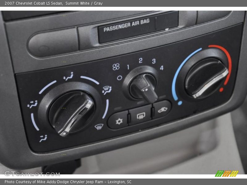 Summit White / Gray 2007 Chevrolet Cobalt LS Sedan