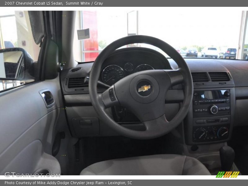 Summit White / Gray 2007 Chevrolet Cobalt LS Sedan