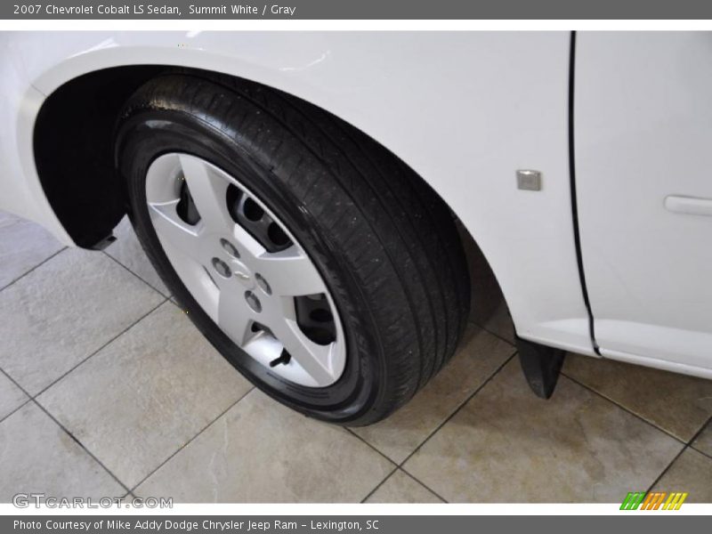 Summit White / Gray 2007 Chevrolet Cobalt LS Sedan