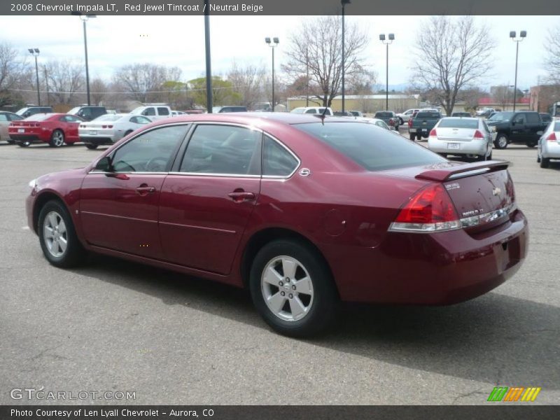 Red Jewel Tintcoat / Neutral Beige 2008 Chevrolet Impala LT