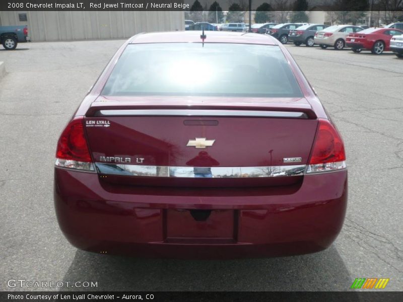 Red Jewel Tintcoat / Neutral Beige 2008 Chevrolet Impala LT