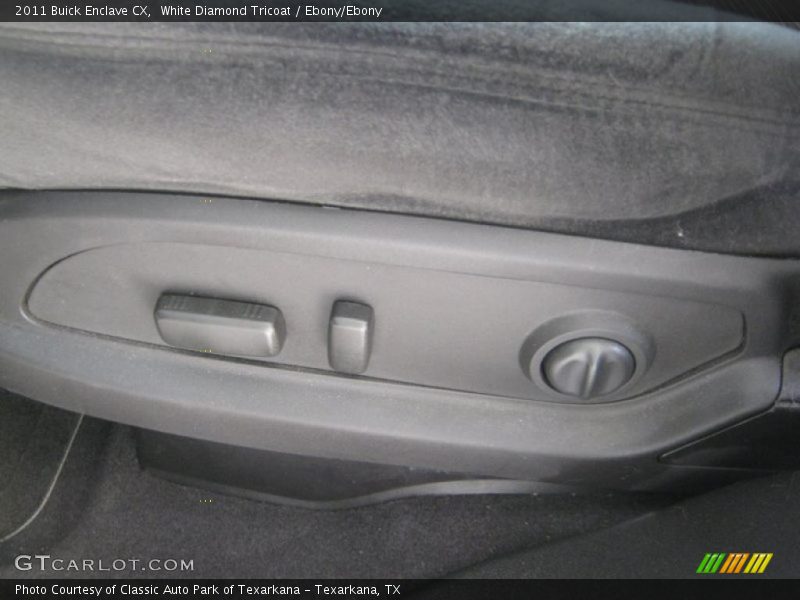 White Diamond Tricoat / Ebony/Ebony 2011 Buick Enclave CX