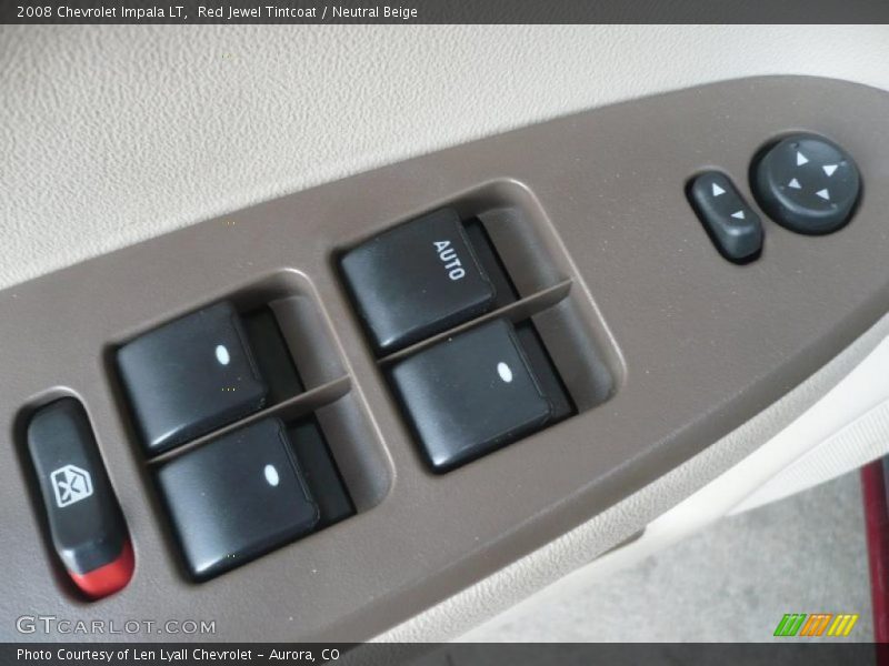 Red Jewel Tintcoat / Neutral Beige 2008 Chevrolet Impala LT